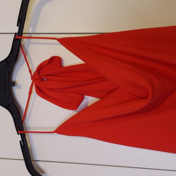 Cushnie for Target Red Halter Tie Neck Slip Dress Size 12 NWT - Picture 10 of 16